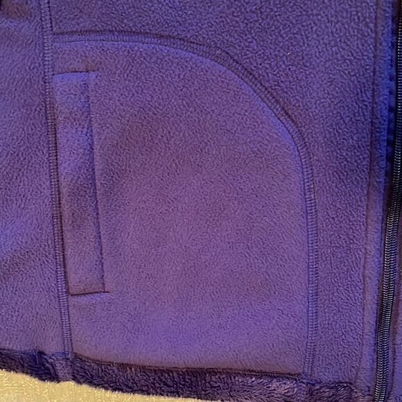 Jane Ashley 1X Indigo blue cozy zip-front jacket Soft & cozy, 27” long, 24.5 pit - Picture 5 of 14